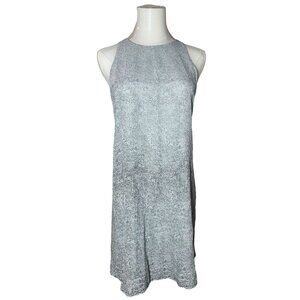 Eileen Fisher Ombre Thumbprint Silk Dress PS